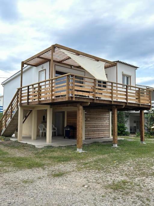 Maison Chalet 200 M De La Plage Climatisation Et Wifi Gruissan Ngoại thất bức ảnh